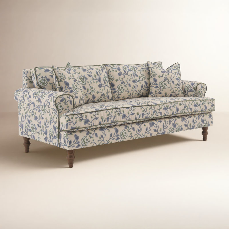 Canapé Erin & Ben Co Faulkner, Bleu/beige/vert