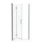 Porte de douche universelle pivotante avec verre trempé ajustable de 1 3/8 po. 36 000 ouvertures et fermetures surveillées. Structure lisse, fuite évidente. Réglable