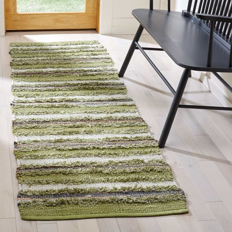 Bester Hand Woven Cotton Striped Rug