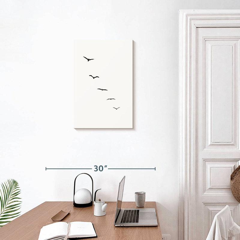 Brampt Five Birds, 24" H x 16" W