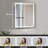 LED Bathroom Mirror 28 X 20 Inches With Front And Backlit,Anti-Fog,3 Colors And Dimmable Light,Tempered Glass-442158304