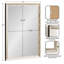 Sherita Metallic Rectangle Bathroom Wall Mirror-40671179-40671181