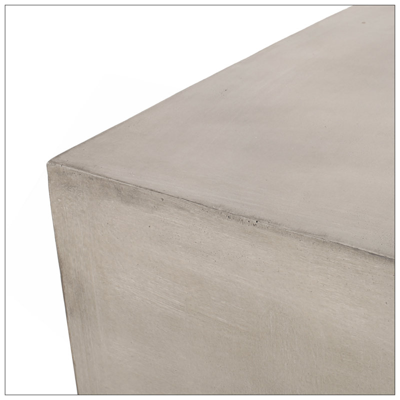 Outdoor MGO Side Table ,Light Grey