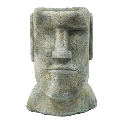 Easter Island Cement Planter