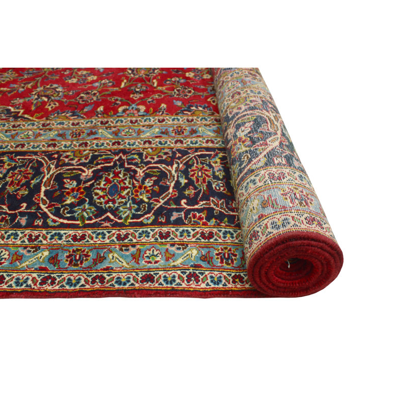 Khusbu Distressed Ghafoor Red Rug