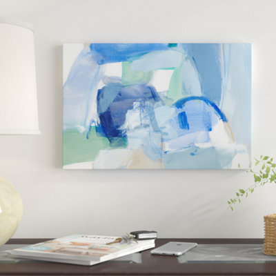 « blue formation ii », reproduction sur toile