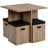 Alpert 4 - Person Pedestal Dining Set-998962606