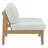 Muret Outdoor Patio Teak Armless