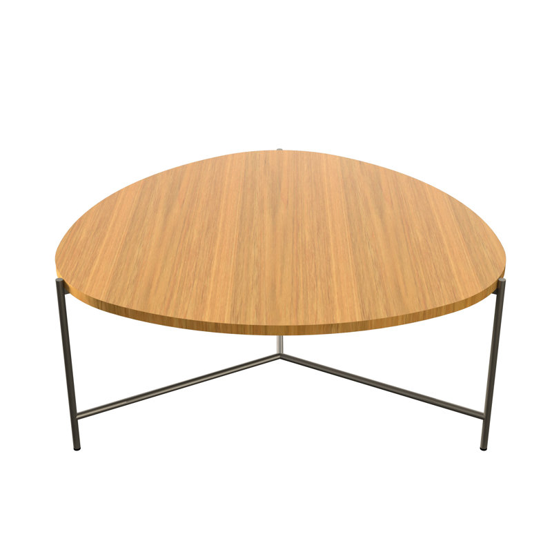Table basse Clean Accord, Louro Freijo, H 13,78 po x L 39,37 po x l 39,37 po