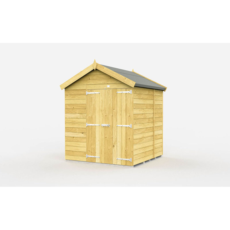 Apex Shed - Double Door without Windows, 7ft x 5ft