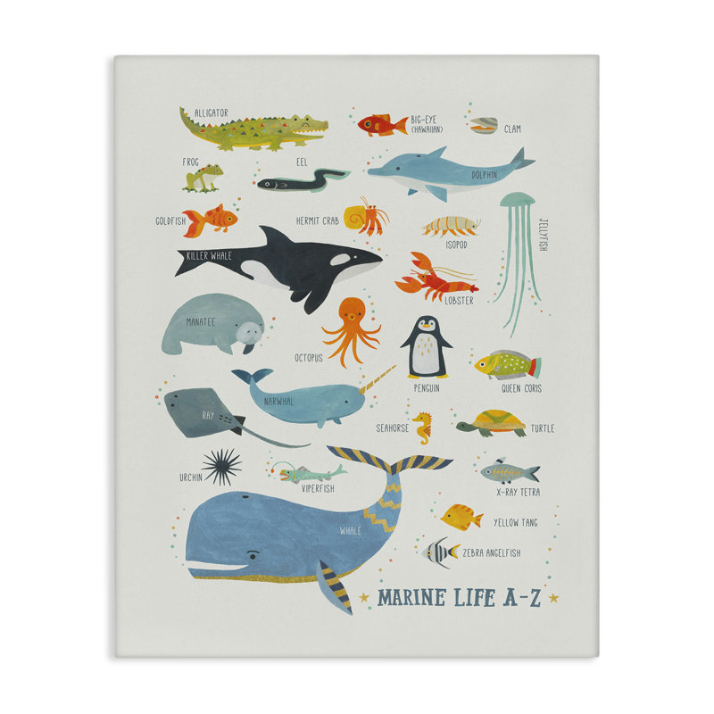 "Marine Life" par ABC Chan, H 20 po x l 16 po