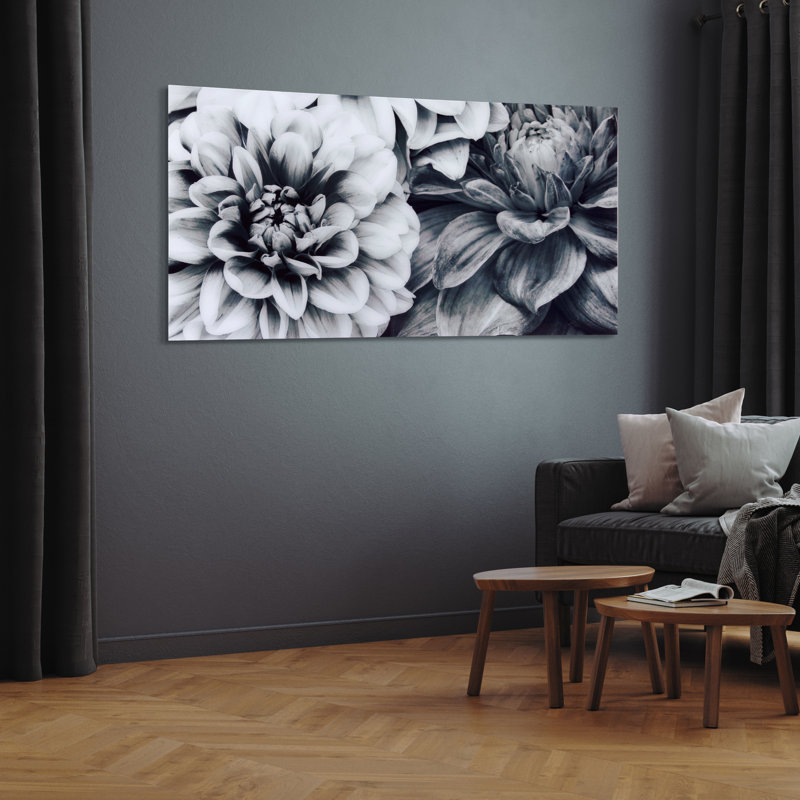 « fleurs », impression sur verre