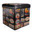 Repose-pieds de rangement pliable 15 po