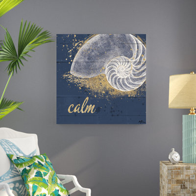 «Calm Seas IX» par Janelle Penner, impression sur toile tendue