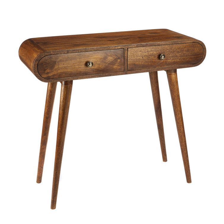 George Oliver Bingen 89cm Solid Wood Console Table | Wayfair.co.uk