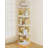 5-Tier Rotating Bookshelf, 360° Spinning Bookcase Tower, Space-Saving Stackable Storage Organizer For Home Office, Kids Room, And Small Spaces