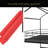 Metal House Bed With Slide, Twin Size Metal Loft Bed With Two-Sided Writable Wooden Board-246534033