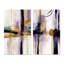 Abstrait géométrique mauve et doré I - ensemble d'art mural abstrait géométrique de 2 pièces-839681472-839681478