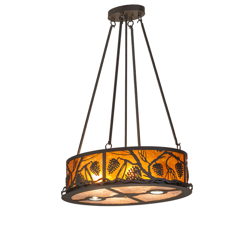 Luminaire suspendu oblong 26 po
