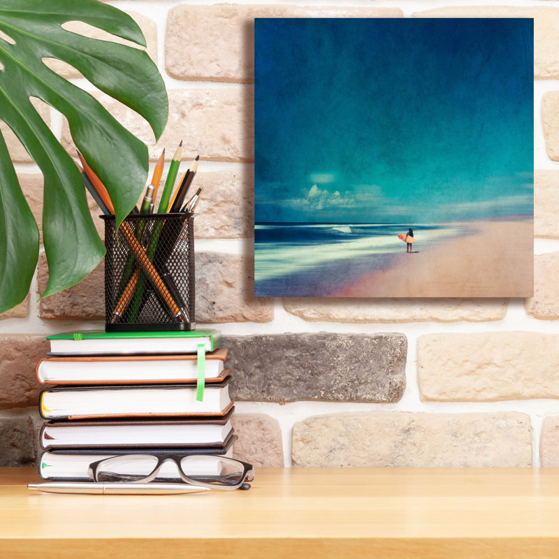 «Summer Days No. 1» par Dirk Wustenhagen, art mural sur toile, H 12 po x l 12 po x P 0,75 po