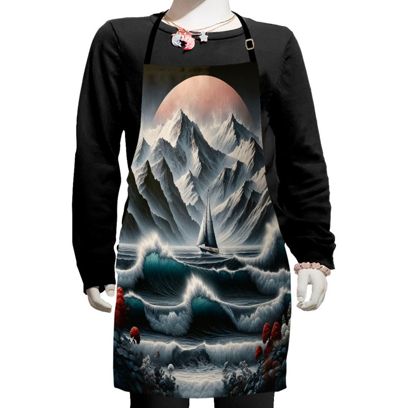 No Pattern Bib Apron