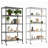 Lylla Height -Adjustable Shelving Unit with Wheels-820001630-865530583