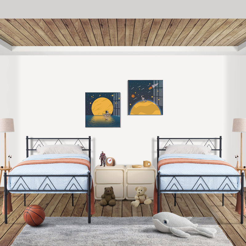 UK Single - DE 90 X 190 Cm Metal Bed