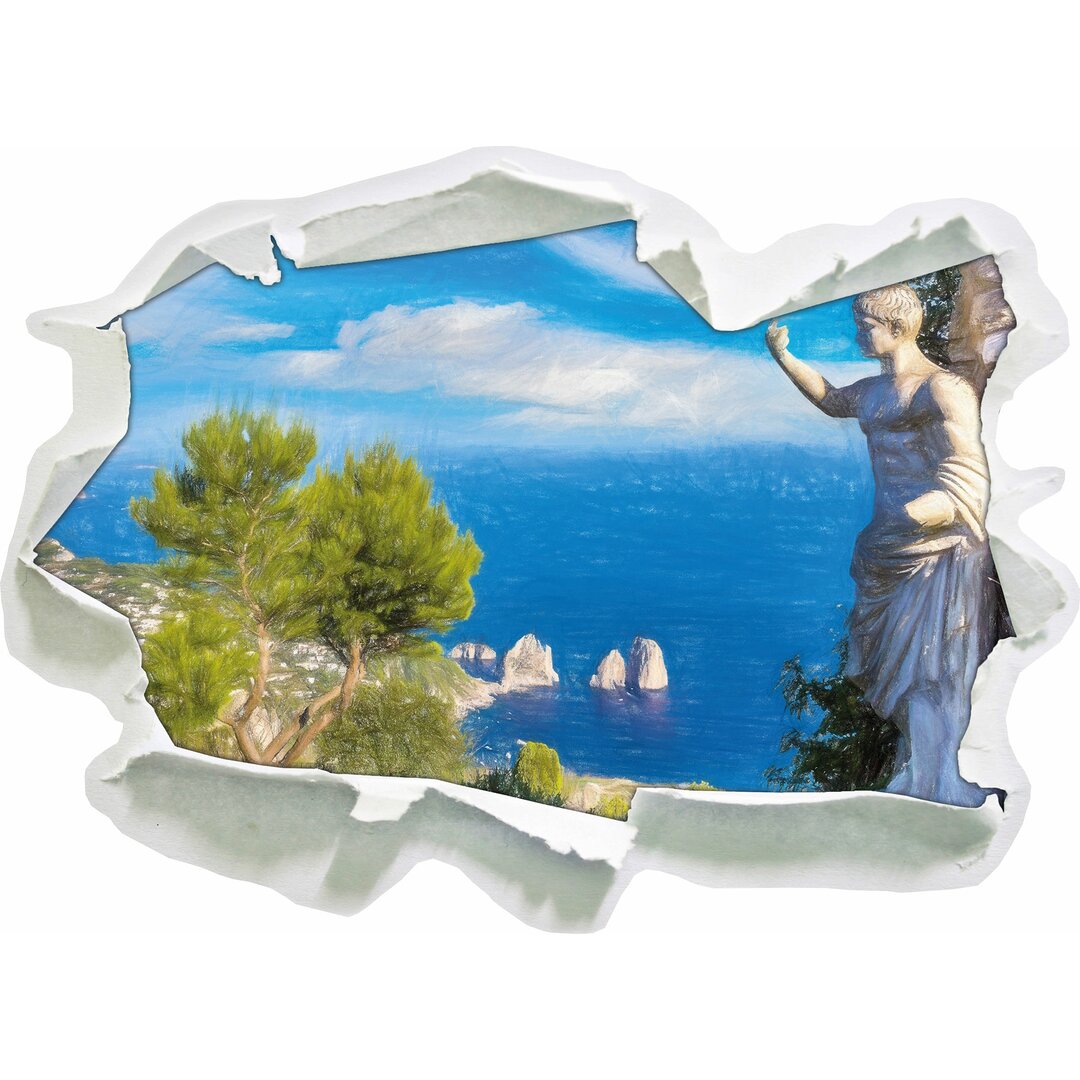 Wandtattoo Insel Capri in Italien