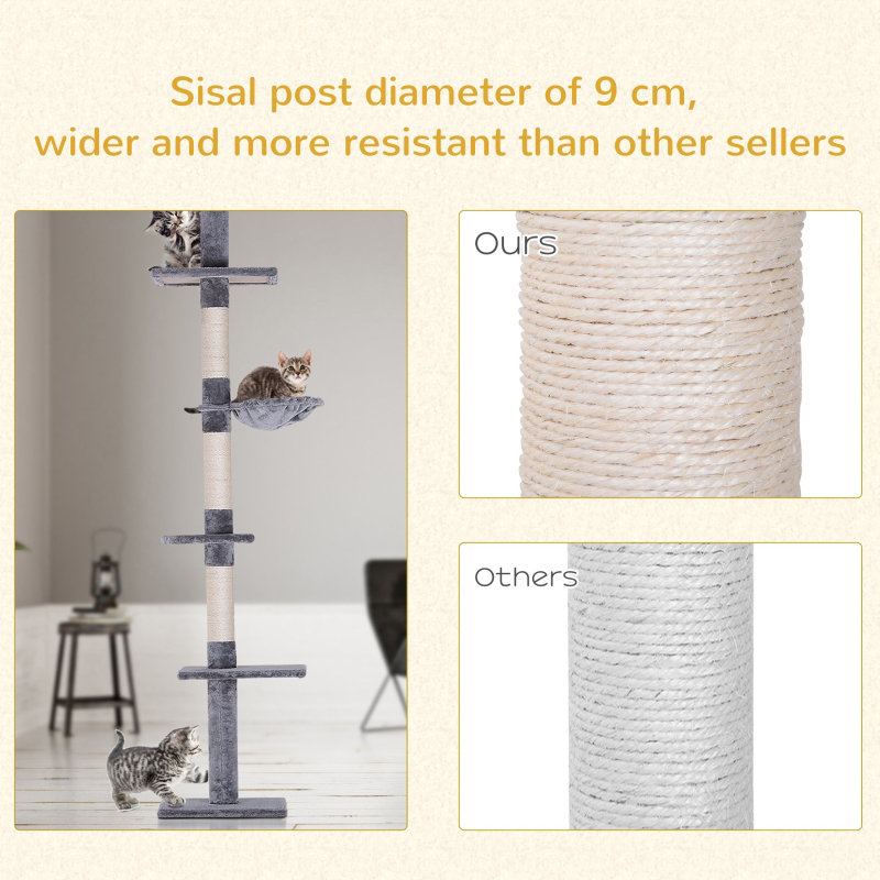 Bakerstown 260cm H Cat Tree