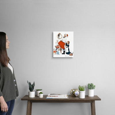 «Santa's Surprise», art mural sur toile