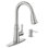 Moen Tullis Single Handle Deck-mount Pull-down Kitchen Faucet with Sprayer ( Deck Plate Included ) (Soap Dispenser Included)
