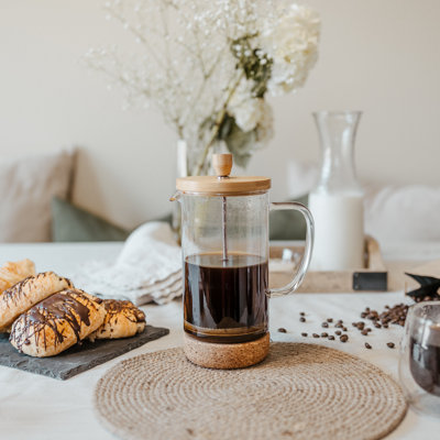 Grosche 8-Cup Melbourne Bamboo Lid French Press Coffee Maker