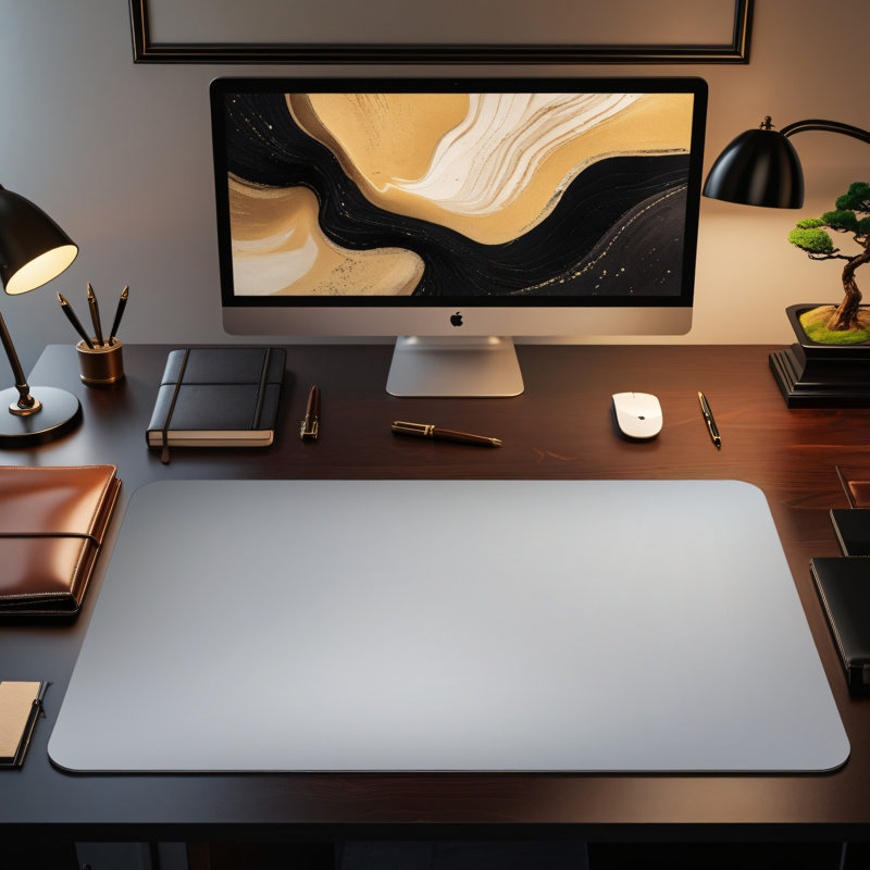 Polyester Desk Pad, 23.6x13.8