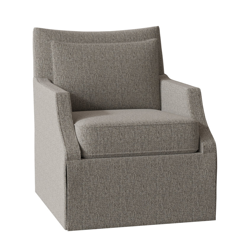 Fauteuil l 29 po Holly, 9508 polypropylène fumée / oléfine, Gris anthracite