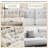 Modern Chenille Oversized Modular Sectional Sofa With Ottoman