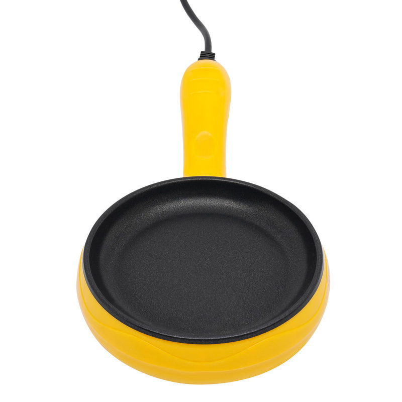 Non-Stick Electric Skillet Mini Frying Pan, Yellow
