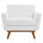 Carson Carrington Sigtuna Wooden Leg Mid-century Armchair-892864173