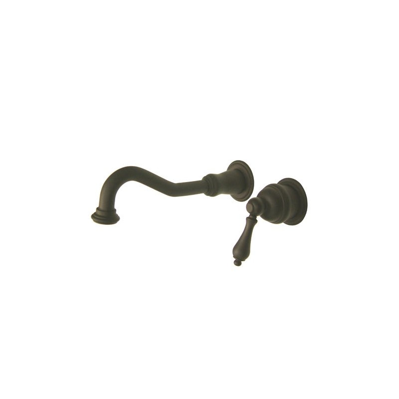 Vintage Wall Mounted Bathroom Faucet, Oil Rubbed Bronze