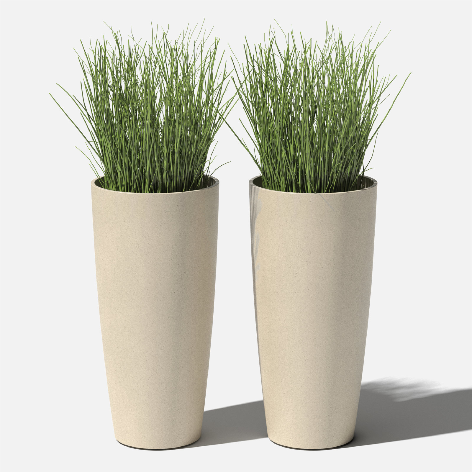 14" Pot Planter, 2, Sand