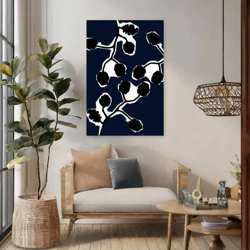 Art contemporain abstrait géométrique "Bold", H 48 po x l 32 po