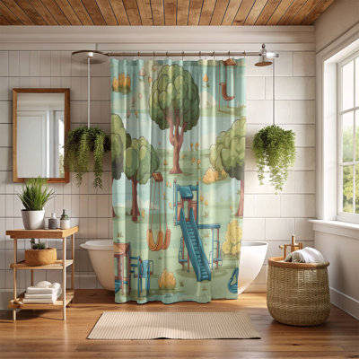 Kids Fun Park - Premium Shower Curtain
