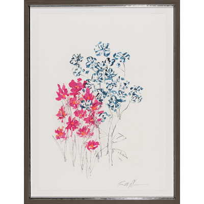 Fleurs pour vous par Robert Robinson - Peinture encadrée sur papier