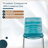 Clear Modern Acrylic Ghost Dining Chair - Modern Lucite Vanity Chair with Water Ripple Design - Chrome Mid Century Accent Seating-603897504-632849744