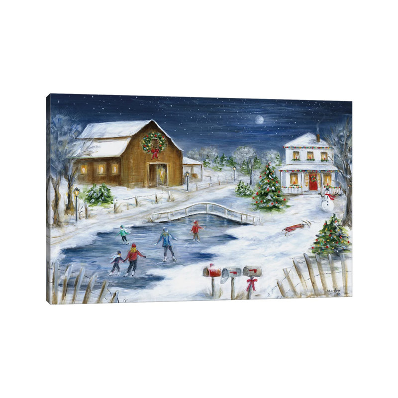 Winter Wonderland by Marilyn Dunlap - Wrapped Canvas Gallery-Wrapped Canvas Giclée, 66.04 cm H x 45.72 cm W x 1.91 cm D