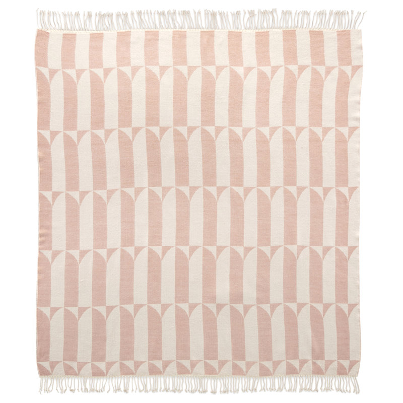 Novogratz by Utica Waverly Tile Throw, Pink