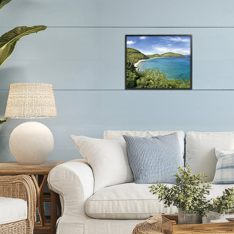 Giclée encadrée par Caribbean, H 11 po x l 14 po, Giclée encadrée noir minuit