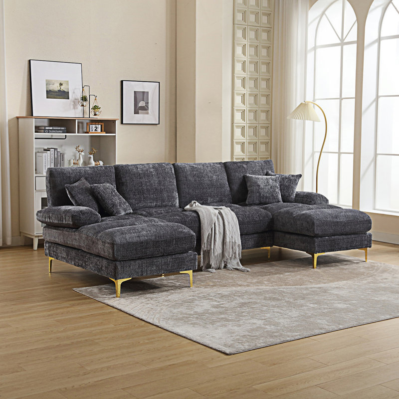 Modern Large U-Shape Sectional Sofa