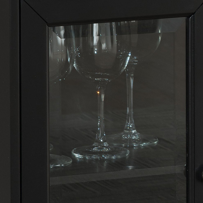 Buffet bas avec rangement pour le vin Rafaan