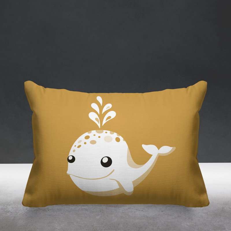 Reversible Throw Pillow, Ochre