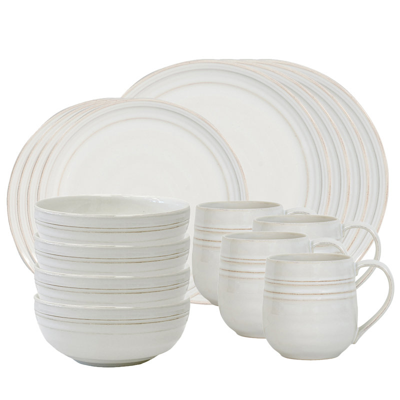 Bilbao 4 - Piece Place Setting, Whitewash